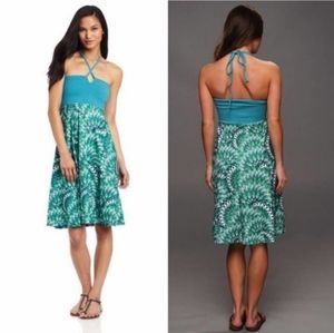 PrAna Solana Strapless Tube Top Dress Convertible Skirt Halter Summer Size M